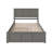 Corozon Solid Wood Platform Bed with Matching Footboard & Trundle