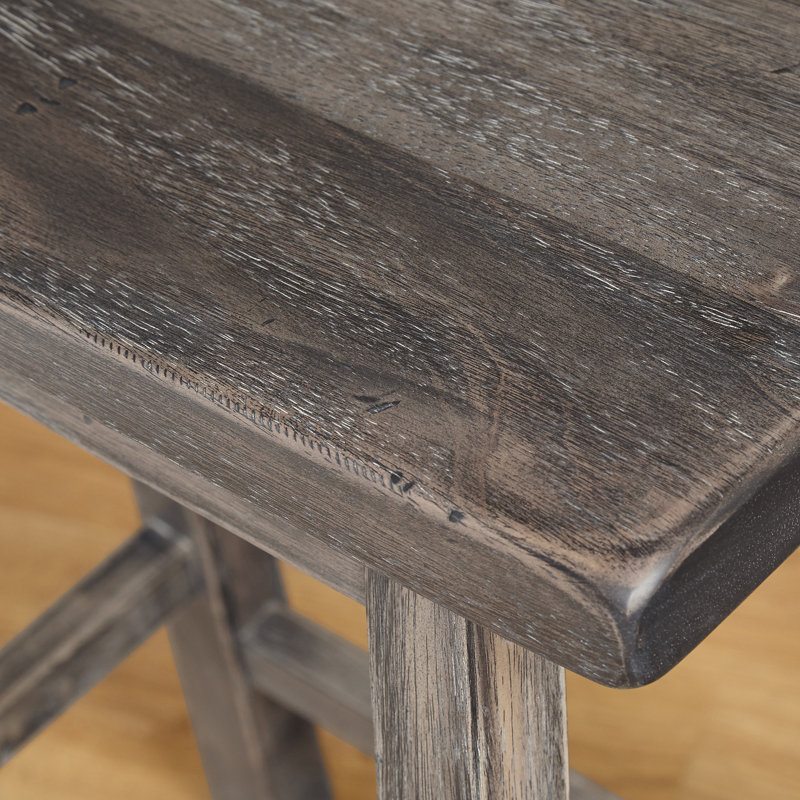 Prentiss chair, Gris patiné, Tabouret de bar (assise de 30 po de hauteur)
