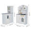 Teamson Kids Little Chef Retro Play Kitchen Set with Effects	