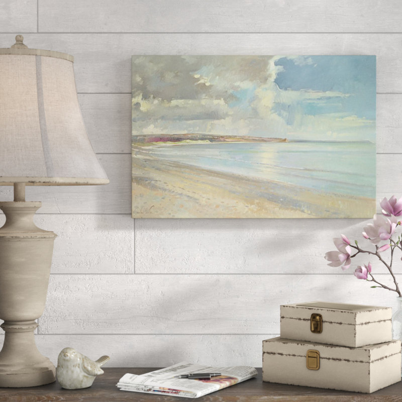 «Reflection Clouds, Oxwich Beach, 2001», reproduction d'art, H 12 po x l 18 po x P 1,5 po, Toile