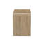 Table de chevet Maria, 2 tiroirs, bords en cascade beige naturel-118445190
