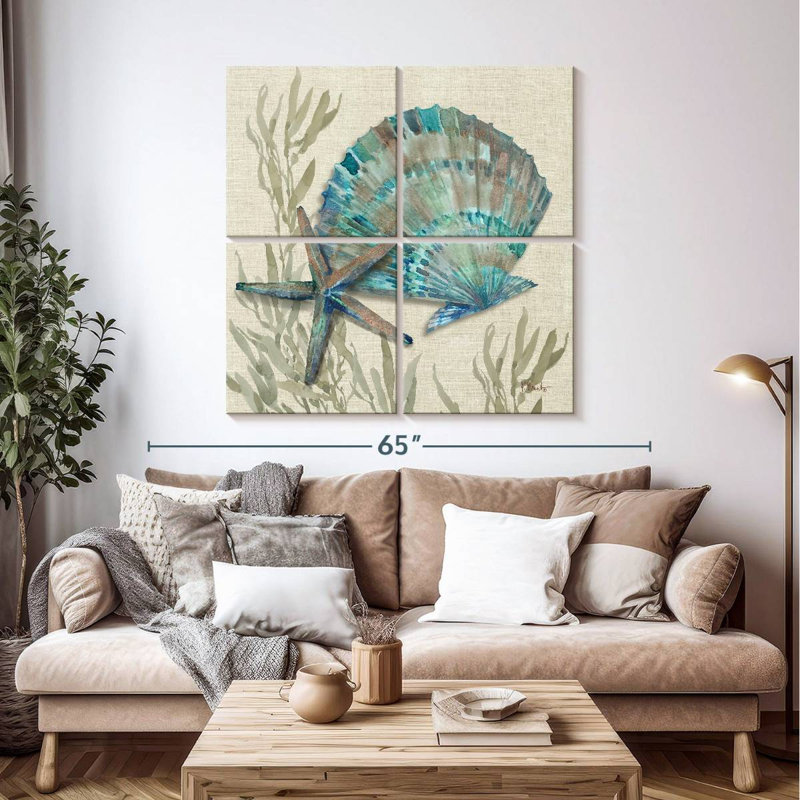 Coquilles de plage Aletra Crescent II, H 45 po x l 45 po