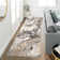 Abstract Machine Washable Rug with Rubber Backing Non-Slip Area Rug for Living Room Bedroom Dining Room Office