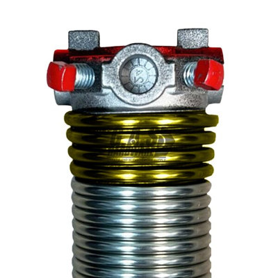 250x2x30 Galvanized Torsion Spring - Red