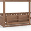 Ensemble de lit mezzanine avec design maison, bois de pin de qualité supérieure, structure peu encombrante-125179201