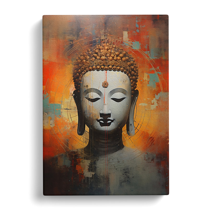Buddha Contemporary No.2 - Wrapped Canvas, 60cm H x 40cm W x 3cm D