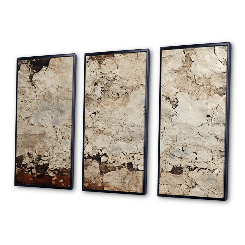 Cinzia - Champagne Wall Art, 28" H x 36" W x 1" D, Black Floater Framed