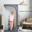 Portable Steam Grey Mini Plus - Spa personnel avec générateur et télécommande. Chaise pliable. Installation facile. Chauffage rapide. Ul accrédité. Tissu. 360 degrés. Element. Améliore la douceur de la peau