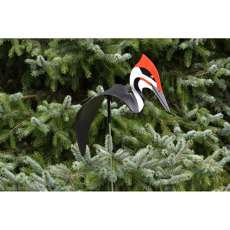 Art de jardin pileated woodpecker