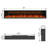 Mattalyn Powder Coated Electric Fireplace Insert with 5120 BTU-1043681921