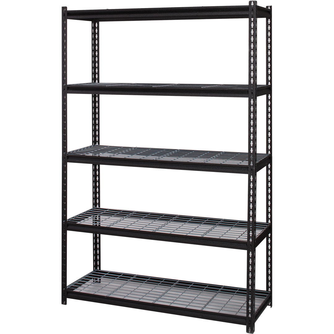 Steel Height -Adjustable Shelving Unit Inbox Zero 