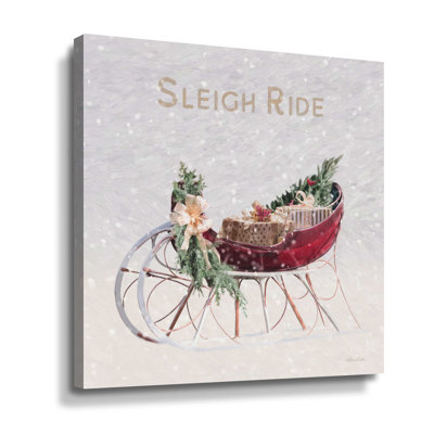 " Sleigh Ride I " Painting Print