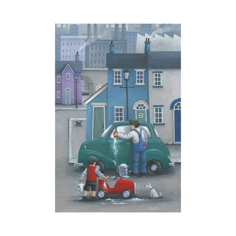 Like Father.. by Peter Adderley - Wrapped Canvas Gallery-Wrapped Canvas Giclée, 101.6 cm H x 66.04 cm W x 1.91 cm D