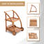 Solid Wood Bar Cart