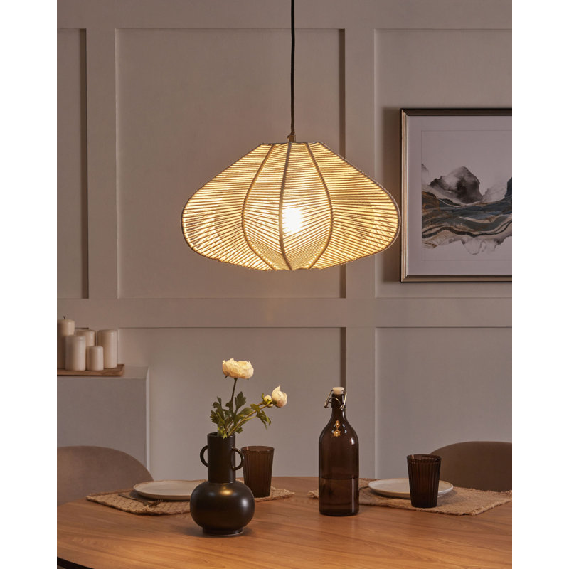 Dunsmore 1 - Light Satin Black Geometric Pendant