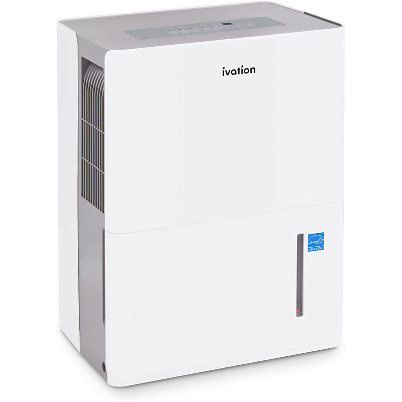 Ivation 20 pt. Tower Dehumidifier for Rooms up to 1500 cu. ft. with Remote Included