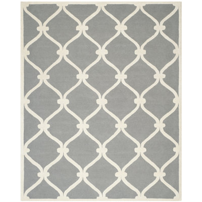 Cannen Hand Tufted Wool Geometric Rug