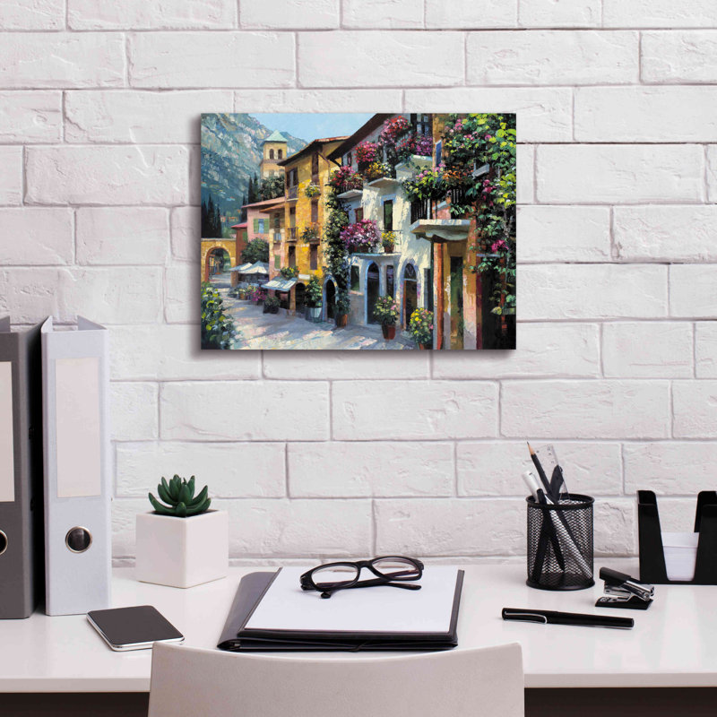 «Village Hideaway» par Howard Behrens, impression sur toile giclée sur toile, H 12 po x l 16 po x P 0,75 po