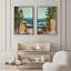 Ensemble 2 pièces Seacliff Whispers On Canvas par Azure Artisanal Studio-2074449090-2074449115