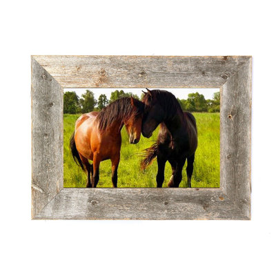 Weathered Gray Wood Matte Picture Frame