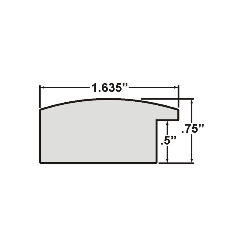 Cadre photo simple Boyers mat, L 24 po x H 24 po, Noir mat