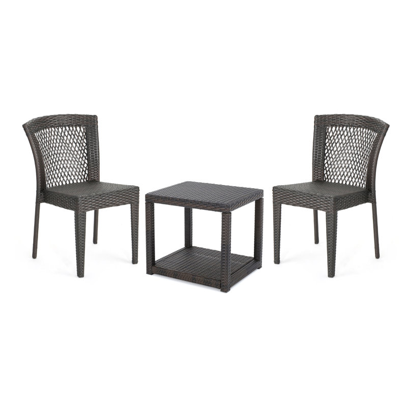 Wozniak 3 Piece Rattan Seating Group