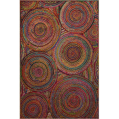 Multicolored Abstract Design Geometric Patterned Creative Modern Decorative Carpet