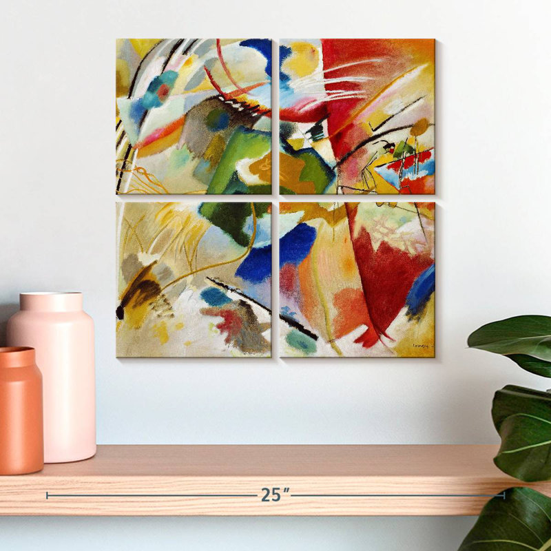 Peinture avec centre vert