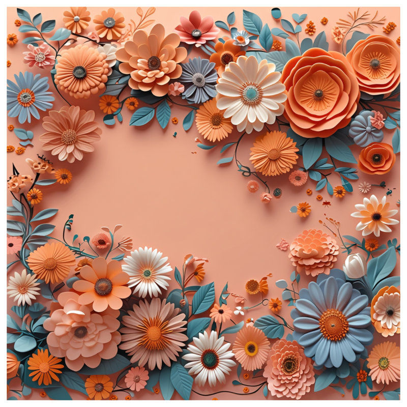 Décoration florale tapis de bain bohémien, L 24 po x L 17 po