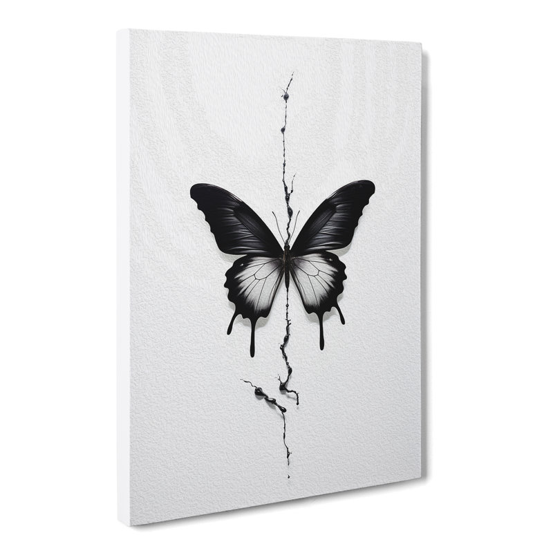 Butterfly Minimalism - No Frame Print, 50cm H x 35cm W x 3cm D