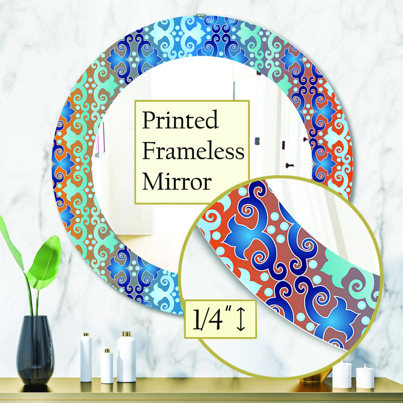 Miroir de salle de bain Mid-Century, H 31,5 po x l po