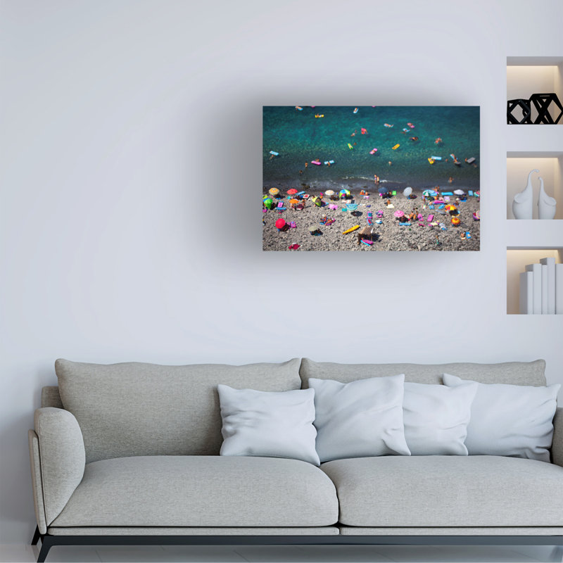 Art mural sur toile tendue - "Sans titre" par Lorenzo Grifantini pour décoration de salon, de chambre à coucher ou de bureau - 16 x 24