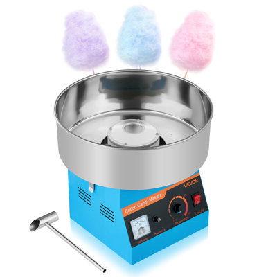 Commercial Cotton Candy Machine Electric Sugar Floss Maker Stainless Steel
