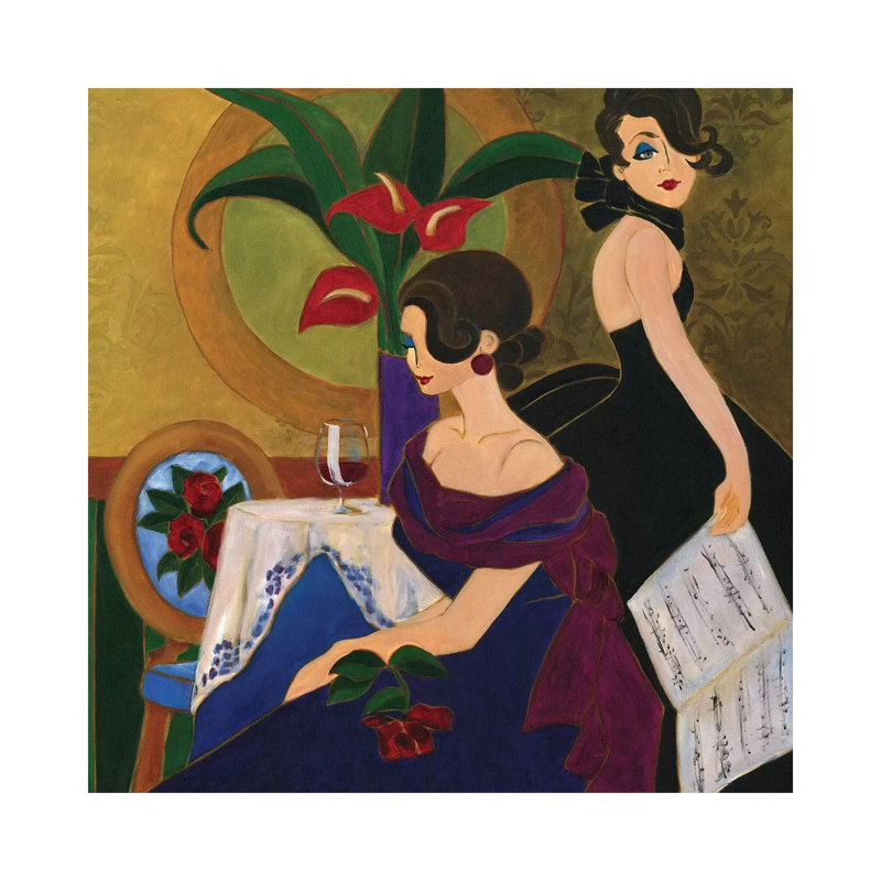 A Diva Affair by Malenda Trick - No Frame Gallery-Wrapped Canvas Giclée on Canvas, 30.48cm H x 30.48cm W