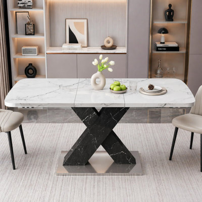 Rectangle Dining Table, Stretchable