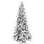 Arbre de Noël artificiel enneigé 9 pieds, 616 branches, conception à ouverture automatique, arbre de 9 pi avec neige, ornements de branches, assemblage facile, ornement des Fêtes, antidéflagrant
