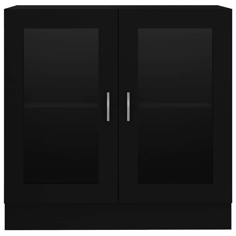 Avriel 2 -Door 1 -Shelf Cabinet Office Storage Cabinet, Black