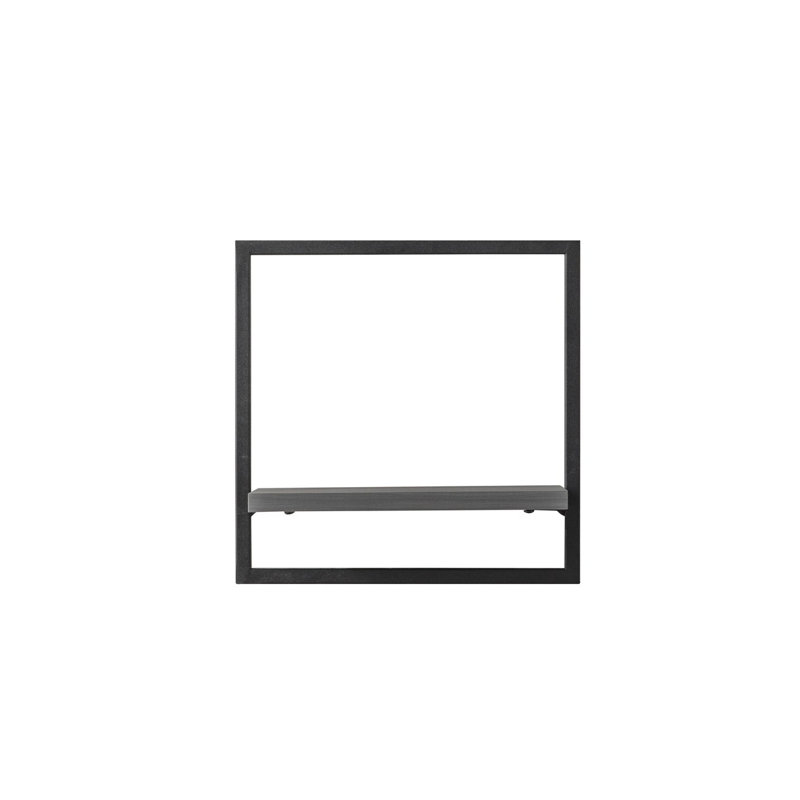 Locelso Floating Shelf, Black/Grey