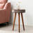 Smart Tall End Table With Bluetooth, Wireless Charger & Led Light