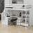 Loft Bed With L-Shaped Desk And Drawers, Cabinet And Storage Staircase-977518136