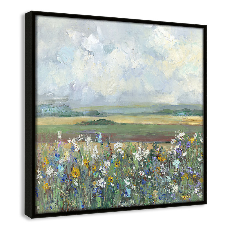 «Far Afield - Square Version Print» par Sally Swatland, Espresso, H 13,5 po x l 13,5 po
