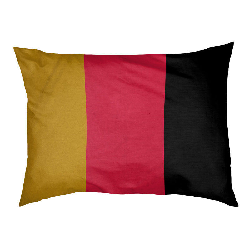 Coussin pour chien hockey Las Vegas, Moyen (H 14 po x l 40 po x P 30 po), Or / rouge / noir