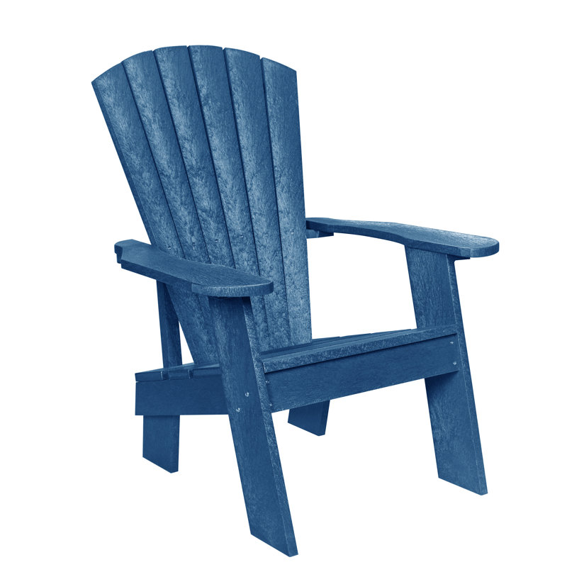 Chaise Adirondack en plastique Shay, Bleu Pacifique