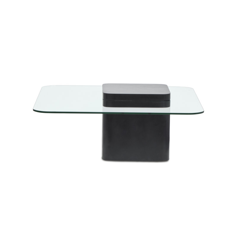 Table basse carrée avec table de bout Deane, 2 pièces: table basse, table de bout