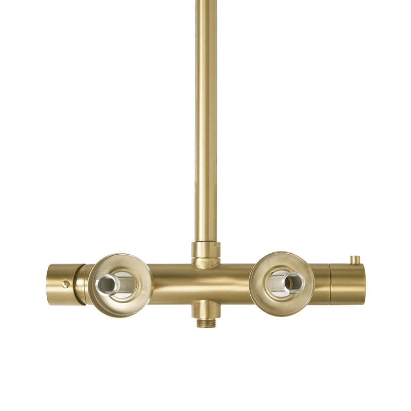 Rain Shower Head, Brushed Gold