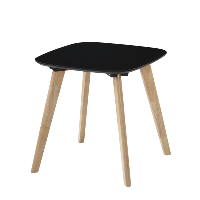 Bordeaux End Table, Oak, Black