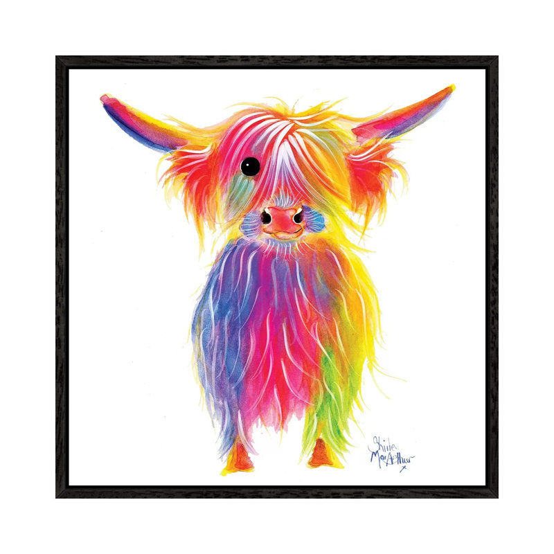 Tottie II by Shirley Macarthur - Gallery-Wrapped Canvas Giclée on Canvas, 66.04 cm H x 66.04 cm W, Black Framed