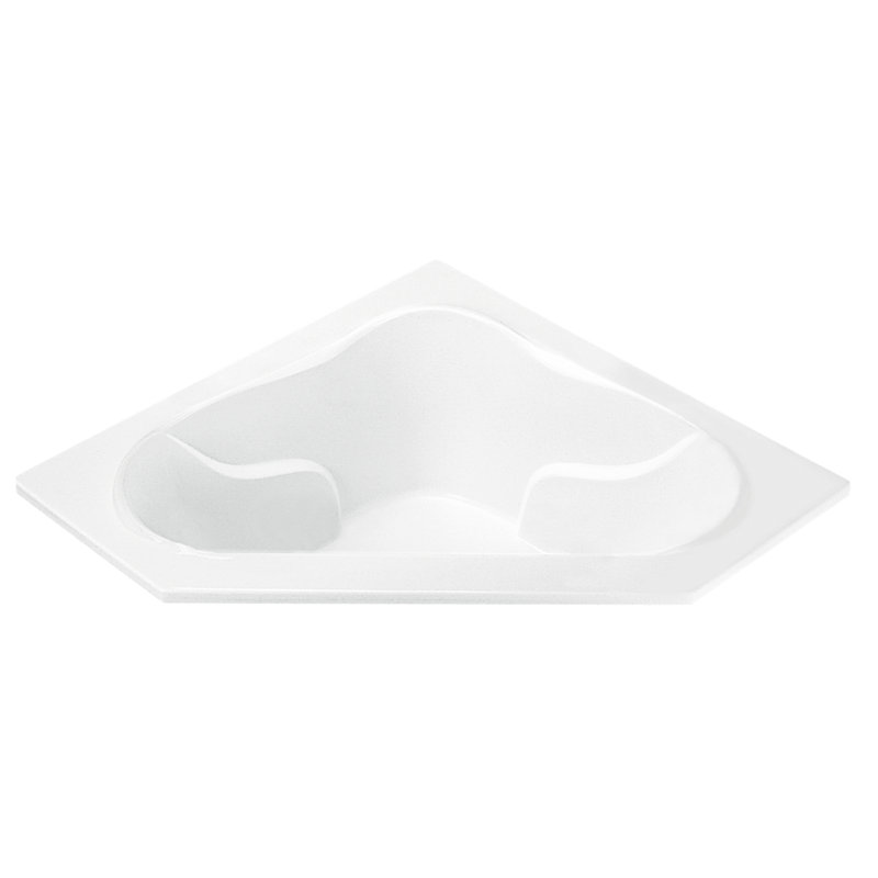 Baignoire de trempage en acrylique MTI Solutions, Blanc,  L 59 po x l 41,5 po
