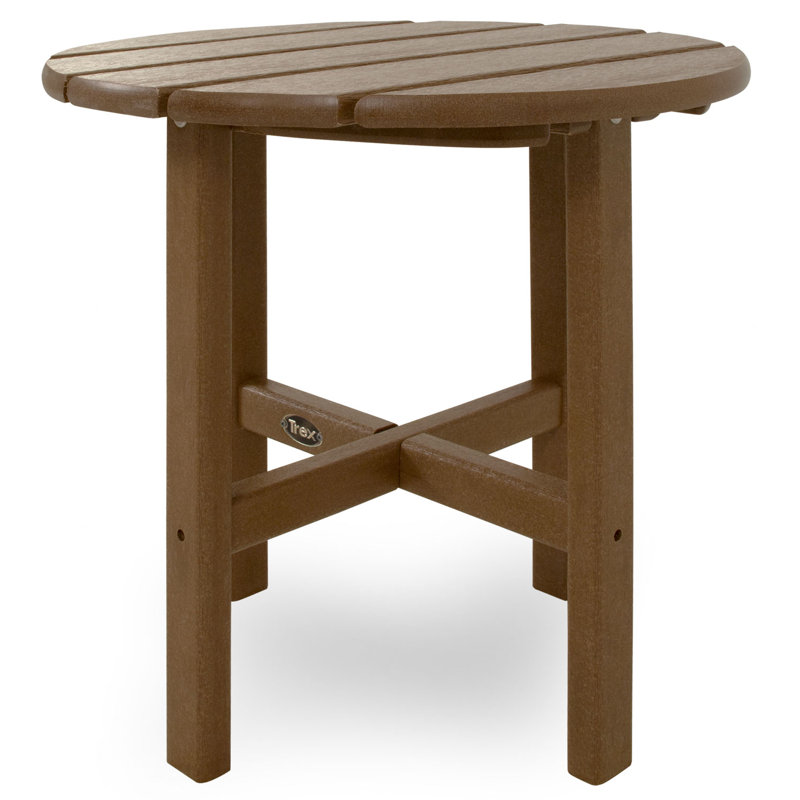 TREX Outdoors Cape Cod Round 18" Side Table, Tree House