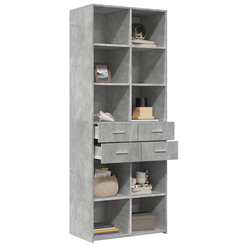 Alitzah 70cm Sideboard, Concrete grey